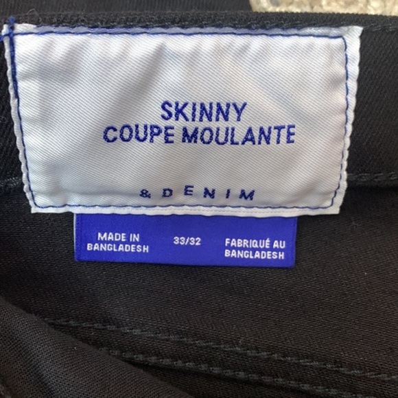 H&M Skinny Coupe Moulante & Denim Black Jeans - Picture 5 of 5